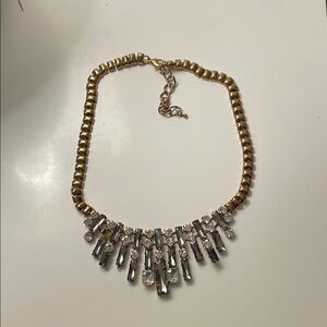 Elegant Gold and Silver Necklace